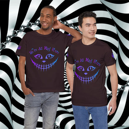 We're All Mad Here (Purple/Blue) - T-Shirt