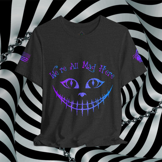 We're All Mad Here (Purple/Blue) - T-Shirt