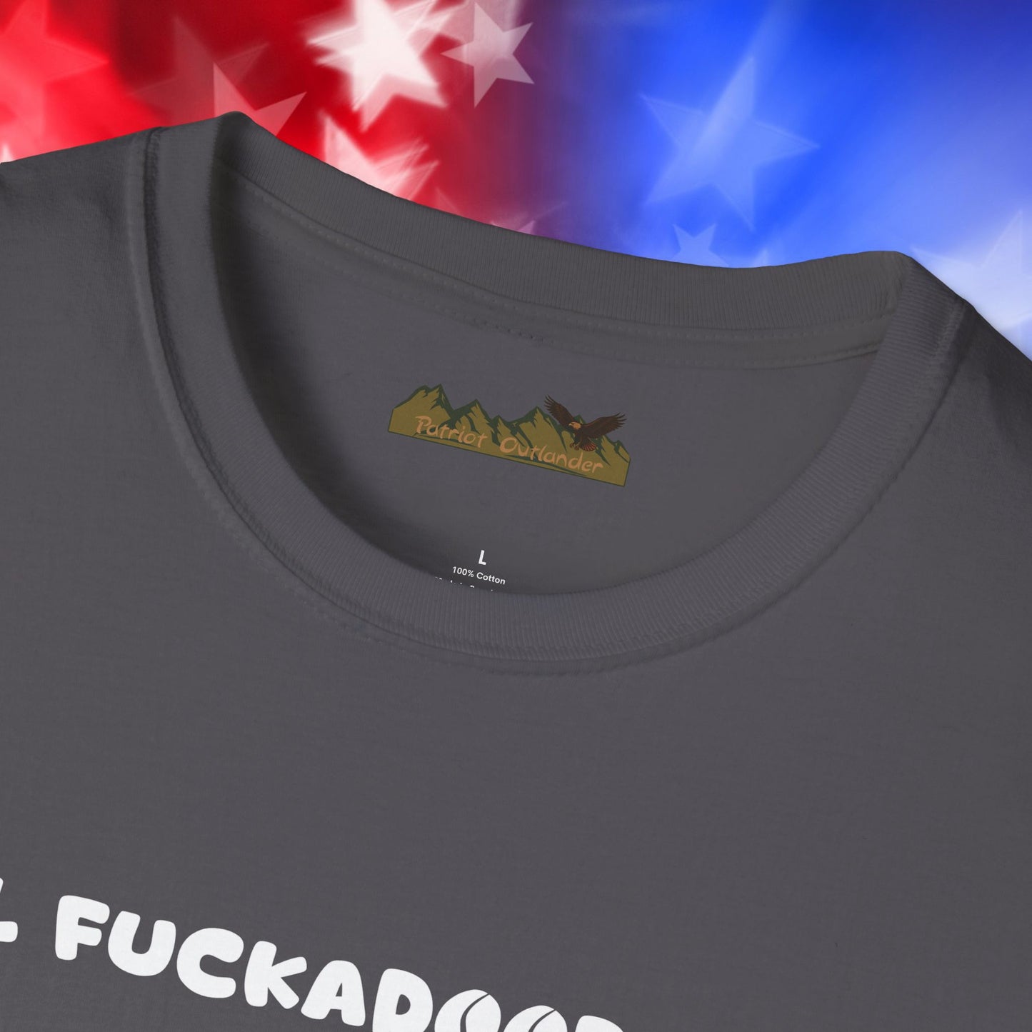 Funny Rooster Coffee Lover Unisex Softstyle T-Shirt - "Well Fuckadoodle Doo Goodmorning to You"