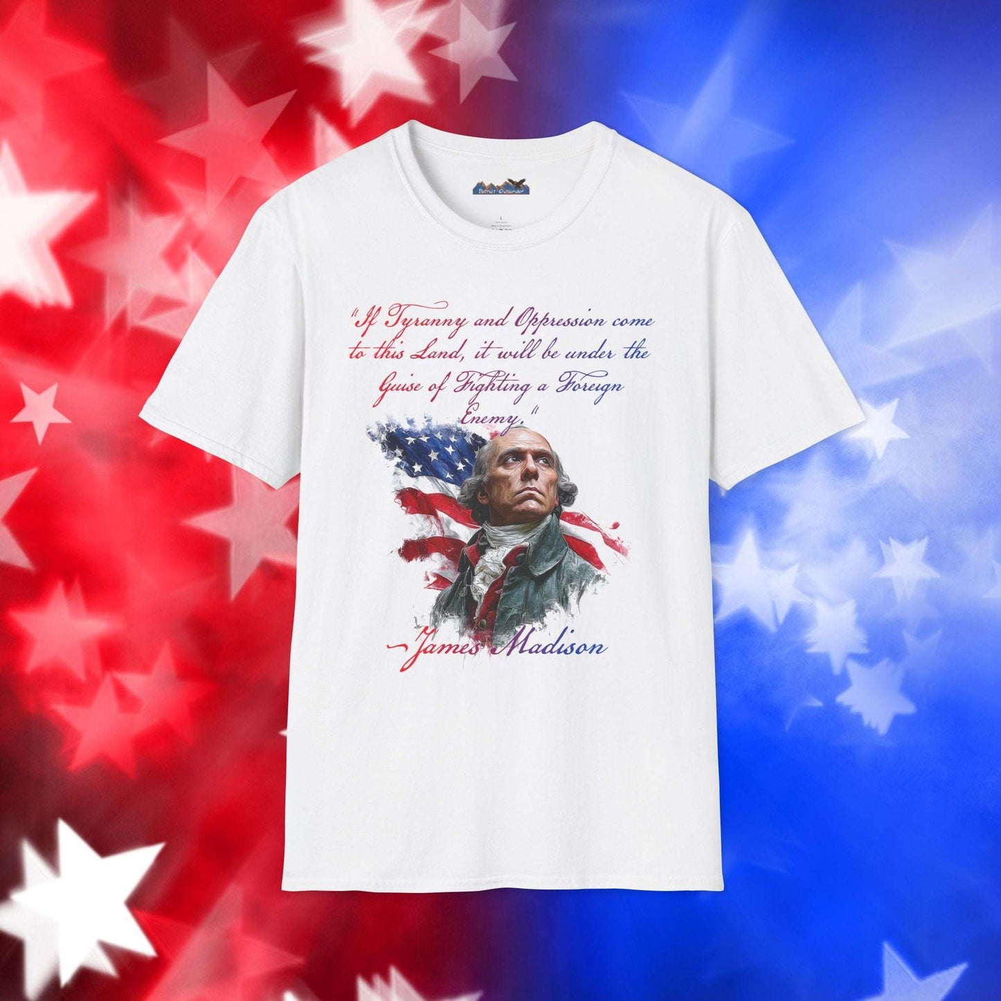 James Madison Style 1 - Independence Day - Softstyle Unisex T-Shirt