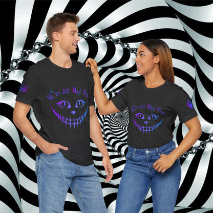 We're All Mad Here (Purple/Blue) - T-Shirt