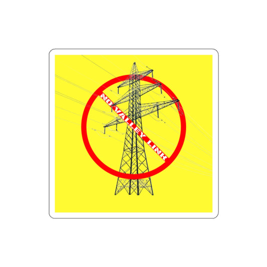 No Valley Link - Die-Cut Sticker