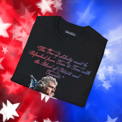 Thomas Jefferson Style 1 - Independence Day - Softstyle Unisex T-Shirt