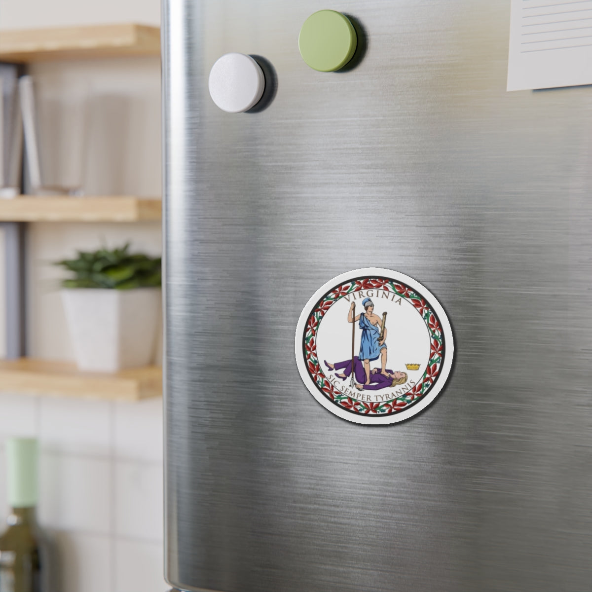 Virginia Tyrant State Seal - Die-Cut Magnet