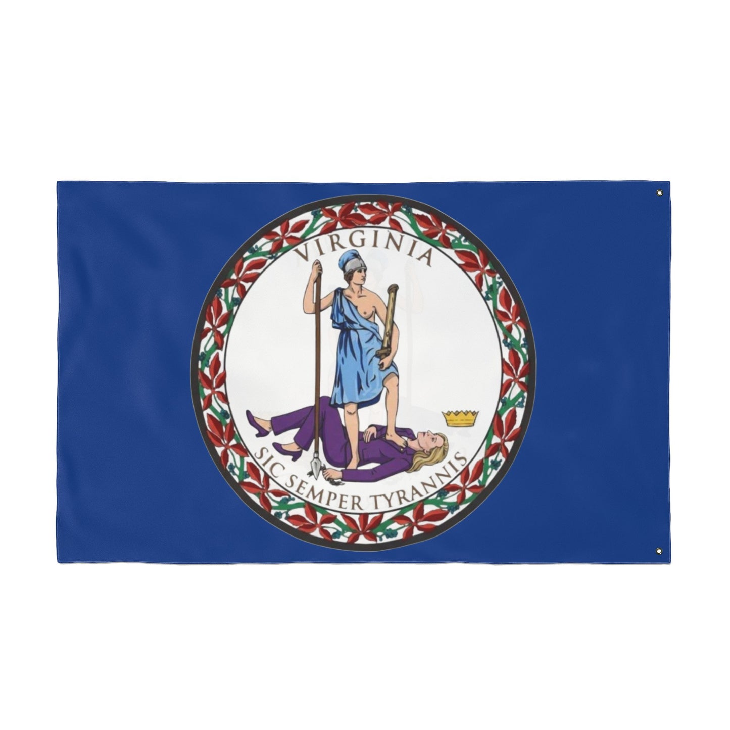Virginia Tyrant State Seal - Double-Sided Flag