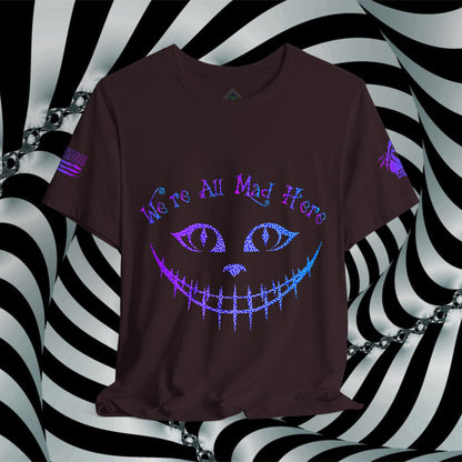 We're All Mad Here (Purple/Blue) - T-Shirt