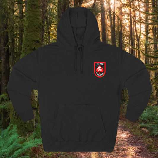 Dead Man's Hand Unisex Hoodie - "Tyrants will rot in hell."