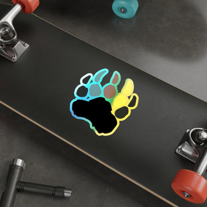 Pineland Bear Claw - Holographic Die-Cut Sticker