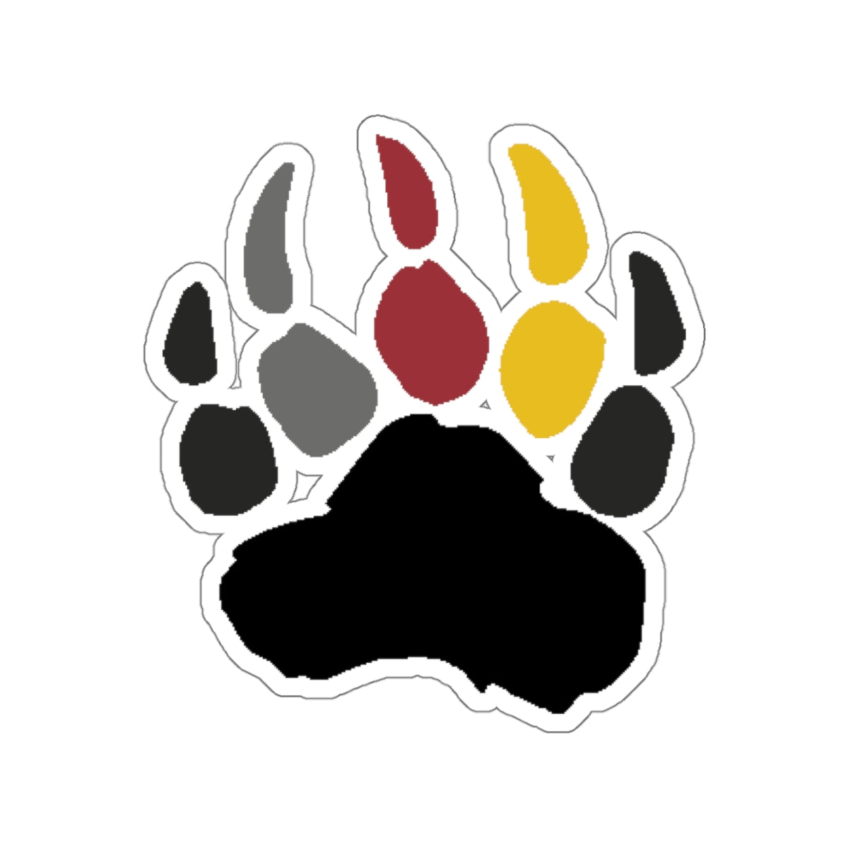 Pineland Bear Claw - Die-Cut Sticker