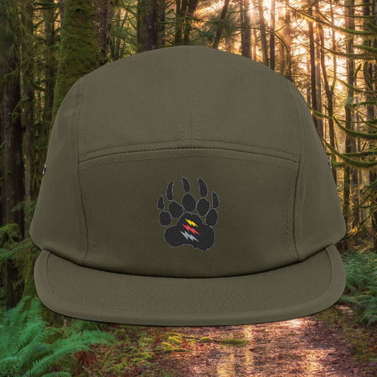 Pineland Bear Claw - Embroidered 5 Panel Cap