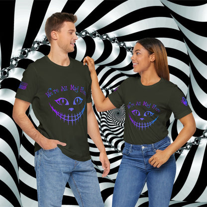 We're All Mad Here (Purple/Blue) - T-Shirt