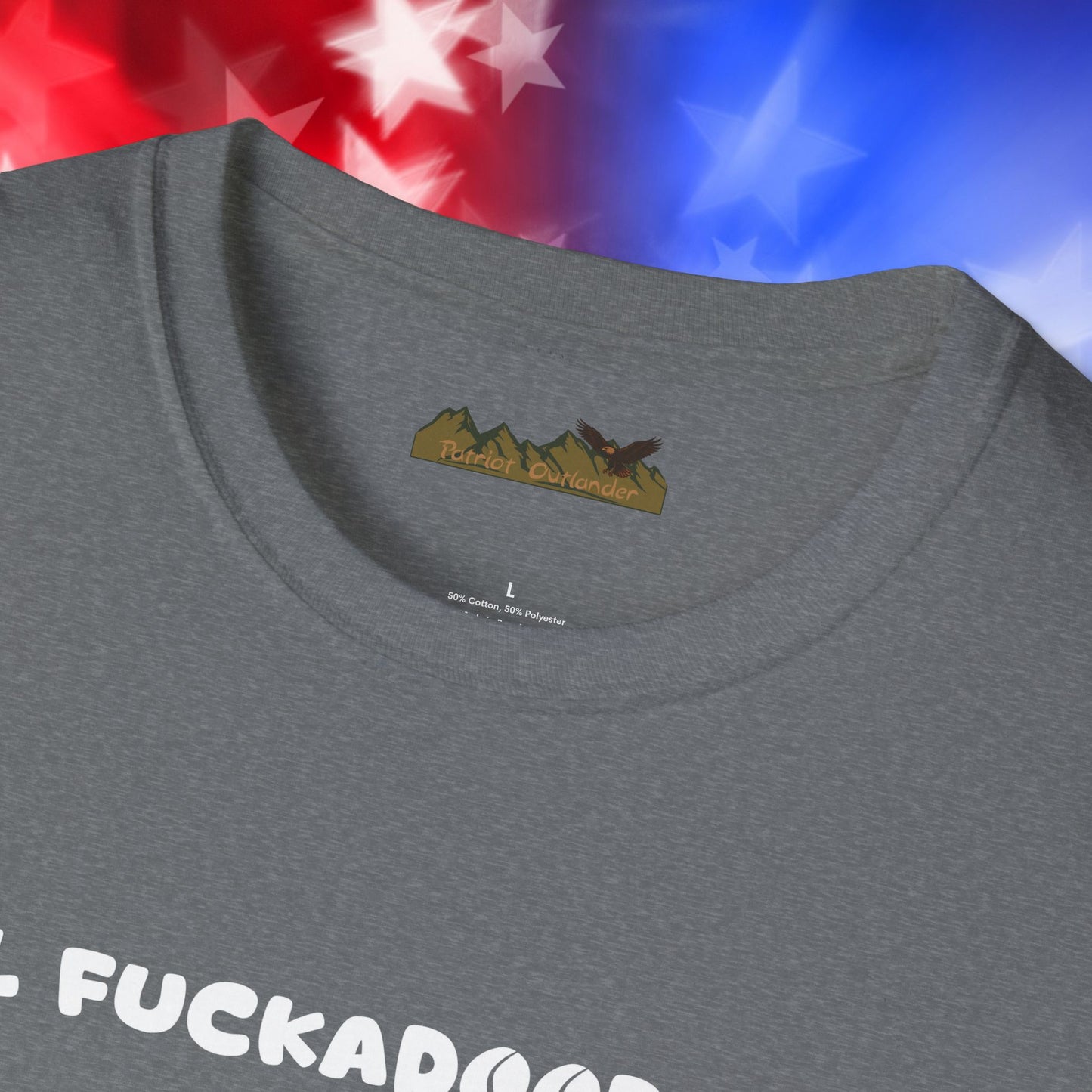 Funny Rooster Coffee Lover Unisex Softstyle T-Shirt - "Well Fuckadoodle Doo Goodmorning to You"