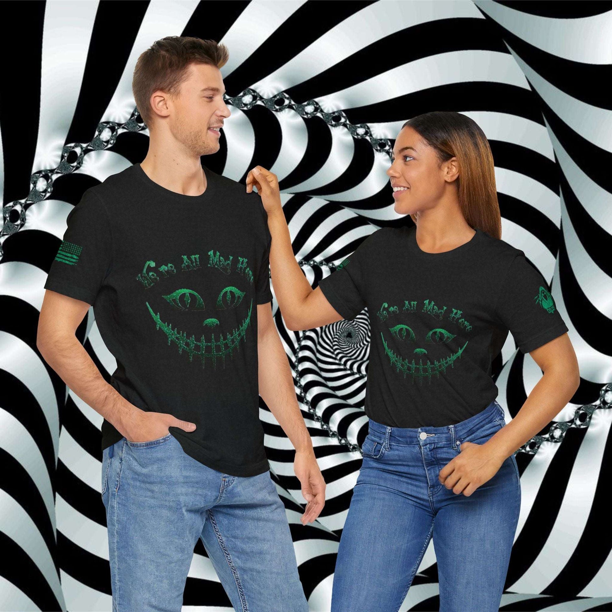 We're All Mad Here (Green) - T-Shirt