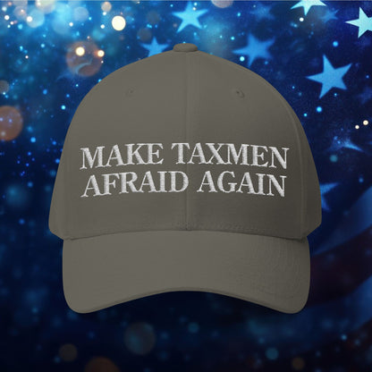 "Make Taxmen Afraid Again" - Bold Embroidered Structured Hat