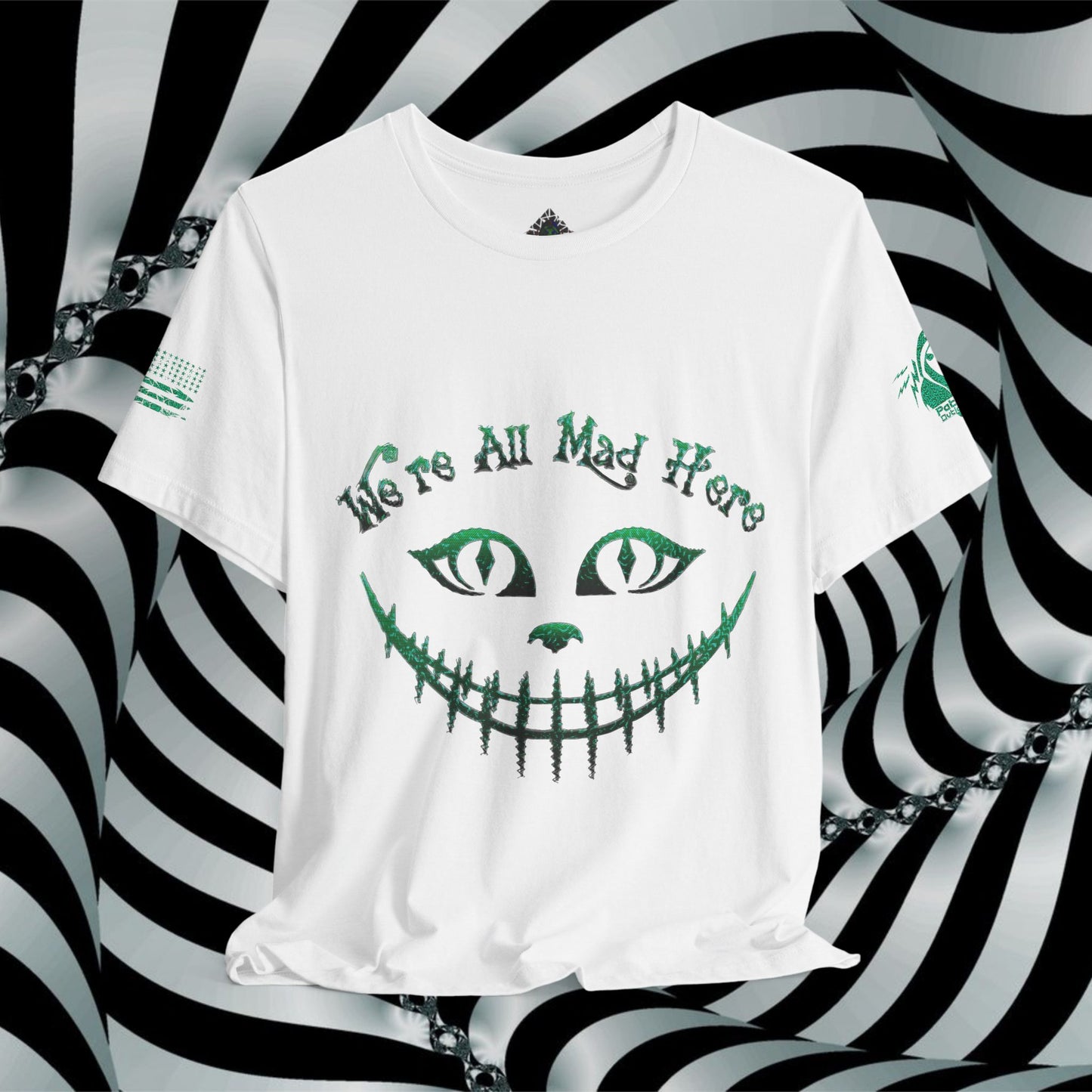 We're All Mad Here (Green) - T-Shirt