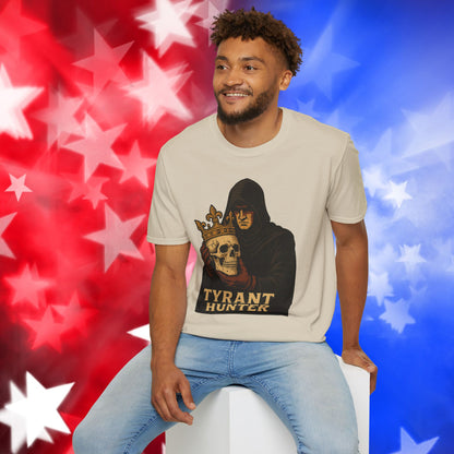 "Tyrant Hunter" - Bold Graphic Unisex Softstyle Tee